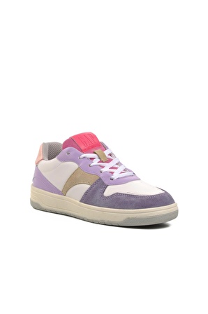 Gap Gp-1036 Beyaz-Lila Bağcıklı Unisex Sneaker