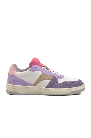 Gap Gp-1036 Beyaz-Lila Bağcıklı Unisex Sneaker