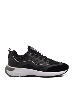 Ayakmod 40073 Siyah-Beyaz Bağcıklı Erkek Spor Ayakkabı