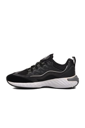 Ayakmod 40073 Siyah-Beyaz Bağcıklı Erkek Spor Ayakkabı
