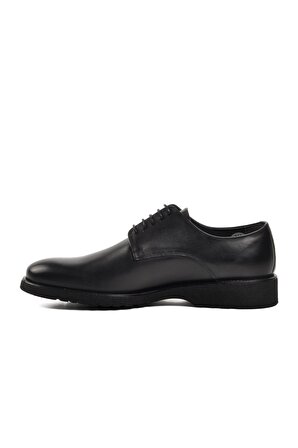 Fosco 2798 Siyah Hakiki Deri Erkek Klasik Ayakkabı