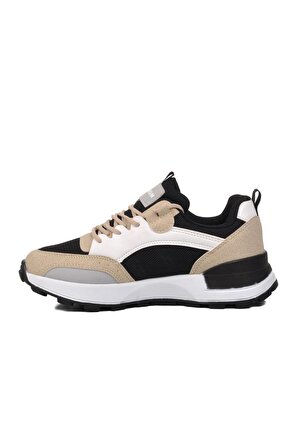 Ayakmod 9927-24Y Siyah-Bej Unisex Sneaker