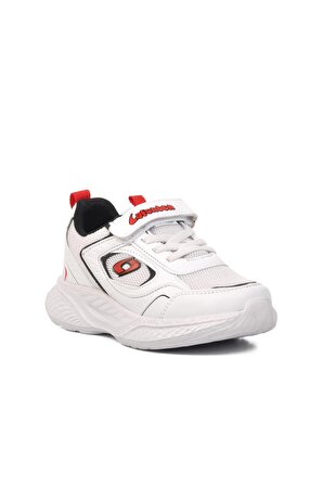 Ayakmod 720-F Beyaz-Kırmızı Çocuk Spor Ayakkabı