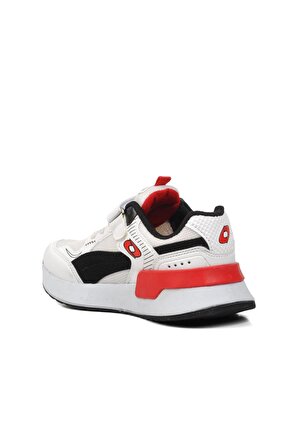 Ayakmod 729-P Beyaz-Kırmızı Çocuk Spor Ayakkabı
