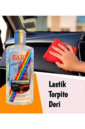 Sarp Deri Ve Vinil Koruyucu Lastik Parlatıcı Korucu Jel 200ml 3 Adet