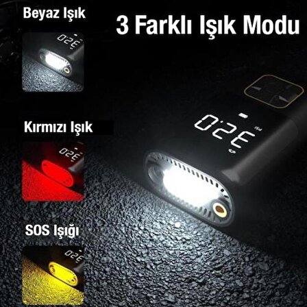 Coofbe Dijital Led Gösterge Led Işıklı Şarjlı 70W 150PSİ 4000Mah Araç Lastik Pompası Hava Kompresörü