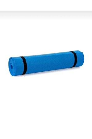 Mavi Pilates Matı - Pilates Minderi - Egzersiz Minderi - Yer Matı 150 cm x 50 cm 6,5 mm