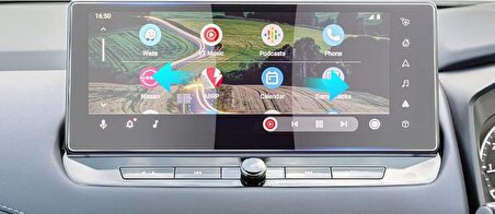 Nissan Qashqai 12.3 İnç Multimedya Ekran Koruyucu Nano