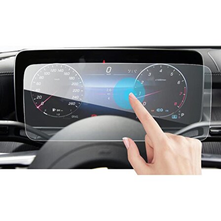 Mercedes EQE 350+ 12.3" Dijital Gösterge Mat Ekran Koruyucu