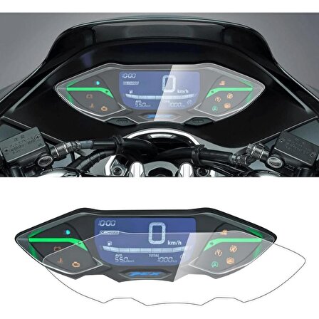 Honda PCX Gösterge Mat Ekran Koruyucu Şeffaf 2021 2022 2023