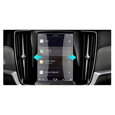 Volvo XC40 Mat Ekran Koruyucu 8.7 İnç Multimedya Şeffaf