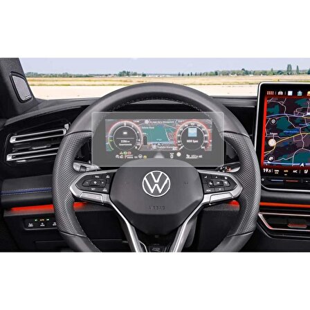Volkswagen Tiguan 10.25" Dijital Gösterge Mat Ekran Koruyucu