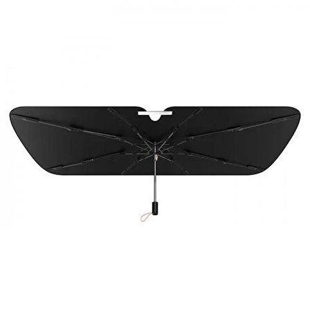 Baseus 3 Katmanlı Yarasa Kanat Tasarımlı Çantalı 131cm*79cm Araç Ön Cam Güneşlik Şemsiyesi Araç Koruyucu