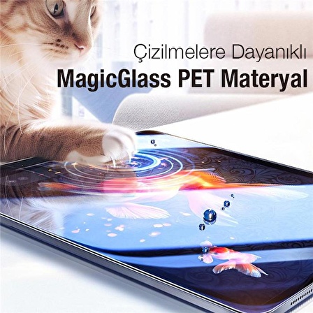 Baseus Paperfeel Ultra HD Çözünürlük Pet Materyal Apple iPad Mini 4 5 Ekran Koruyucu 7.9inch Darbe Emici Pet