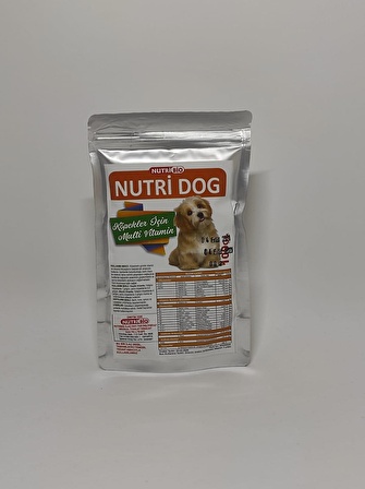 Köpekler İçin Multi Vitamin Komplex 100 GR Köpek Bağışıklık Güçlendirici Nutridog