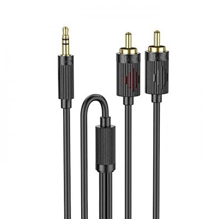 Coofbe Hc Seri 1.5Mt 3.5mm Jack to RCA Kablo RCA Stereo Ses Sistemi Kablosu Kopmaz Kablo 