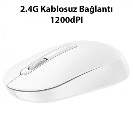 Coofbe Hc Seri Premıum Bluetooth Wıreless 1200dPi 2.4G Kablosuz Mouse Bluetooth Mouse 3D Düğmeli Mouse