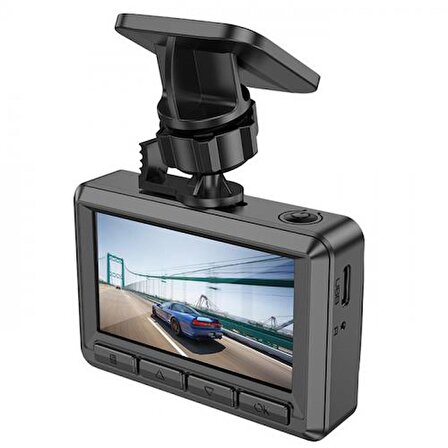Coofbe Hc Seri 200mAh Şarjlı 1080P Akıllı Ön Arka Araç Kamerası 140° Geniş Açı Gece Görüşlü Araç Kamerası