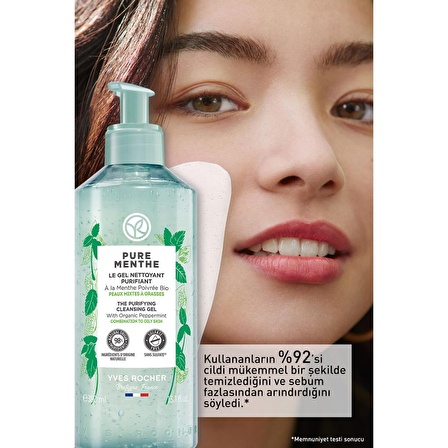 Yves Rocher Karma Ve Yağlı Ciltler Için Pure Menthe Prebiyotik Yüz Yıkama Jeli-390 ml 16254