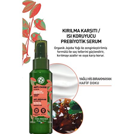 Yves Rocher Kırılma Karşıtı/Isı Koruyucu (Reparation) Prebiyotik Serum - Vegan-100 ml 48704