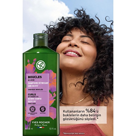 Yves Rocher Kıvırcık ve Dalgalı Saçlar İçin (Boucle) Bukle Belirginleştirici Şampuan - Sülfatsız & Vegan-300 ml