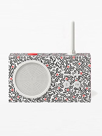 Lexon Tykho 3 Bluetooth Hoparlör ve Radyo X Keith Haring  - Love