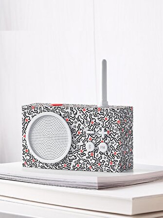 Lexon Tykho 3 Bluetooth Hoparlör ve Radyo X Keith Haring  - Love