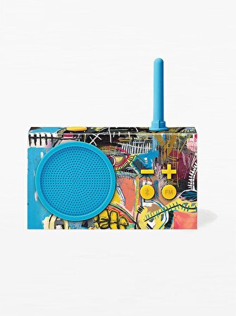 Lexon Tykho 3 Bluetooth Hoparlör ve Radyo X Jean-Michel Basquiat Skull