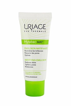 Uriage Hyseac Mat Emulsion Matifiante Tüm Cilt Tipleri İçin Su Bazlı Yağsız Nemlendirici Yüz Bakım Kremi 40 ml