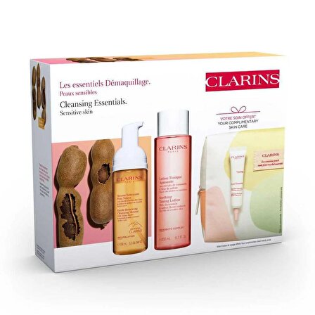 Clarins Soothing Lotion 200 ml + Cleanser 150 ml + Balm 10ml
