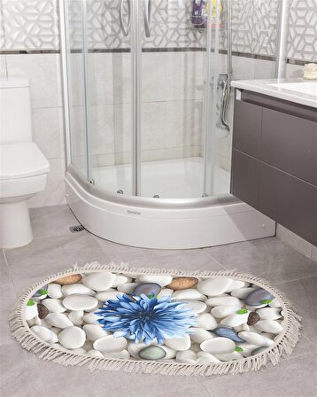 Kaydırmaz Tabanlı Süngerli Banyo Halısı (60x100 cm) - Banyoda Kaymaya Son!