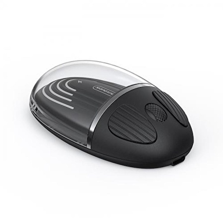 Coofbe Şeffaf Işıklı Sessiz Şarjlı 1200DPl Çift Cihaz Uyumlu 2.4GHz Bluetooth Mouse Kablosuz Mouse 