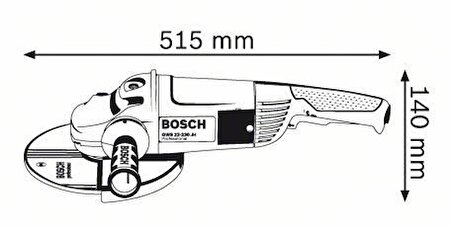 Bosch GWS 20-230 H Taşlama Makinesi