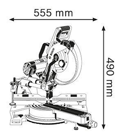 Bosch GCM 350-254 Raylı Gönye Kesme