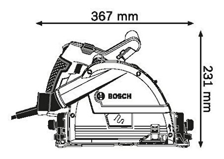 Bosch GKT 55 GCE Dairesel Testere