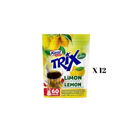 Kent Trix Limon Aromalı Toz Içecek 300 Gr 12 Adet