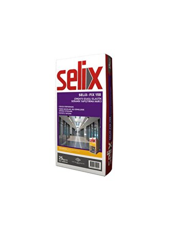 Selix Fix 150 Gri Yapıştırma Harcı 25 Kg 