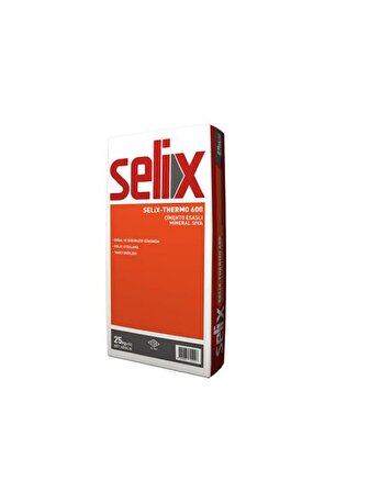 Selix Thermo 600 Mantolama Dekoratif Sıva 25 Kg