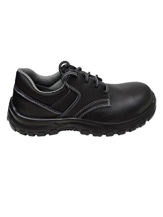 Bmes Çelik Burunlu Siyah Deri Ayakkabı No: 44