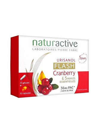 Naturactive Urisanol Flash ( Turna Yemişi ) Cranberry 10 Kapsül