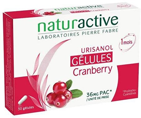 Naturactive Urisanol Gelules Cranberry 30 Kapsül