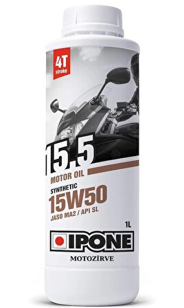 Ipone 15.5 15w50 4t Sentetik Motosiklet Motor Yağı 1 Litre