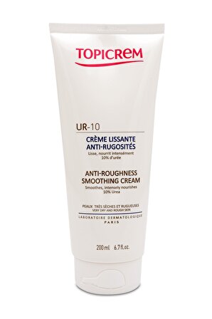 Topicrem Ur-10 Anti Roughness Smoothing Cream Besleyici Parabensiz Kuru Cilt için  Vücut Kremi 200 ml 