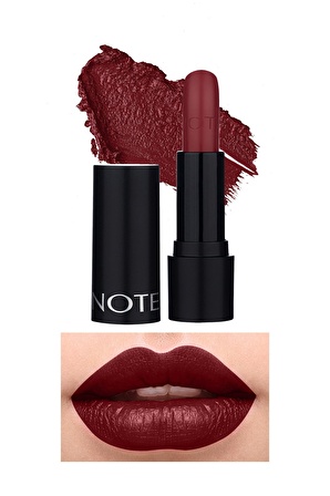 Note Deep Impact Lipstick Kremsi Dokulu Yarı Parlak Ruj 11 Vibrant Pink - Kırmızı