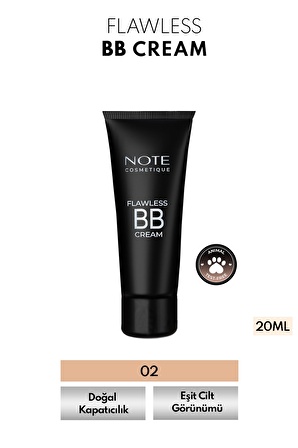 Note Flawless BB Cream 02 Doğal Kapatıcı BB Krem