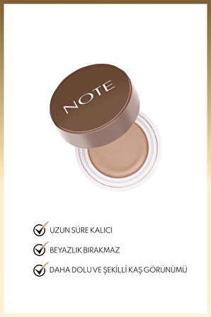 Note Brow Pomade Kalıcı Kaş Pomadı 01 Light Brown