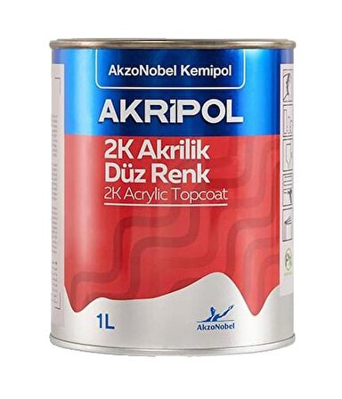 AkzoNobel Akripol 2k RENAULT 369 BUZ BEYAZI Akrilik Sonkat Oto Boyası 1 Litre