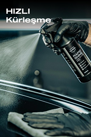 Nasiol Rapidshine Araçlar İçin Hızlı Nano Detailer Spreyi 500 Ml