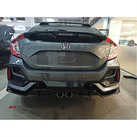 Honda Civic Fk7 2016-2020 Hb Typer Arka Tampon Ek