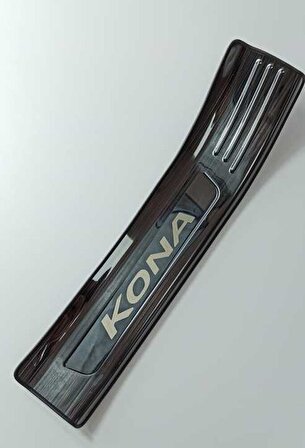 Hyundai Kona Kapı Eşik Koruma - Titanyum Siyah